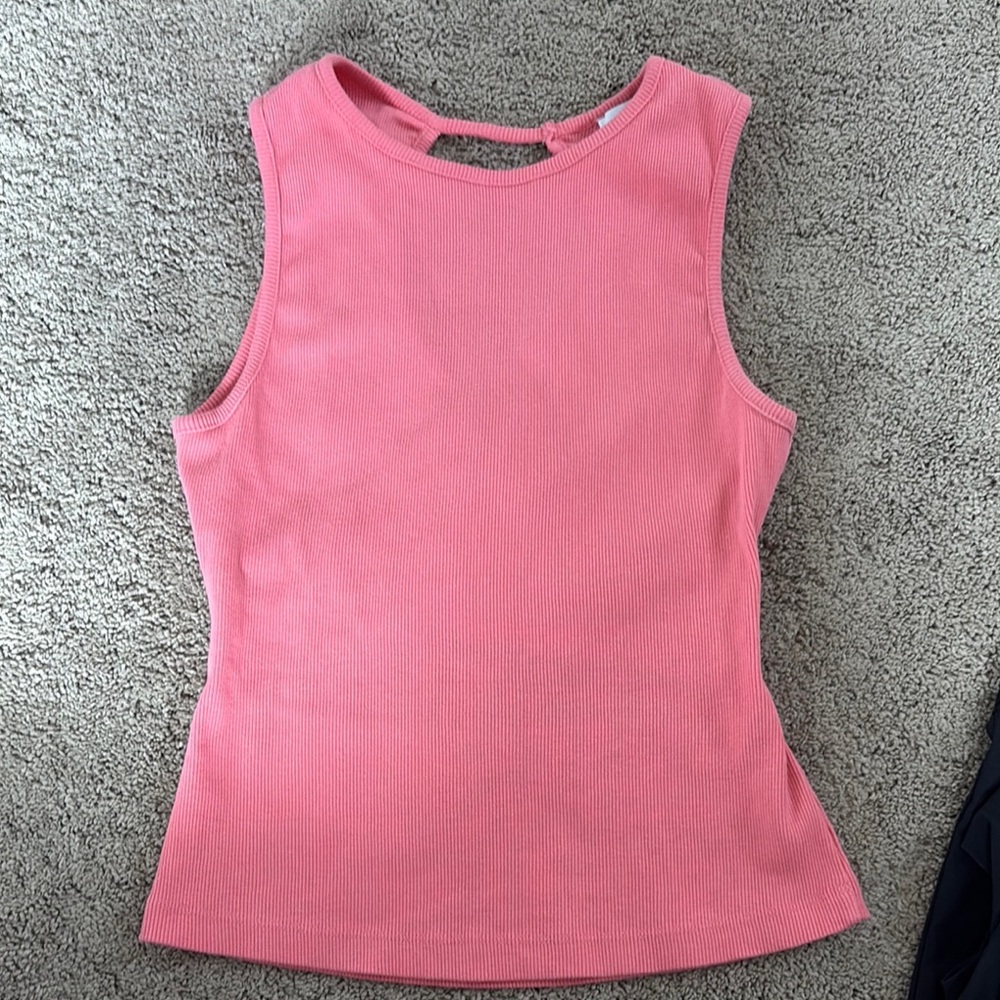 Women's coral/pink Sleeveless Top